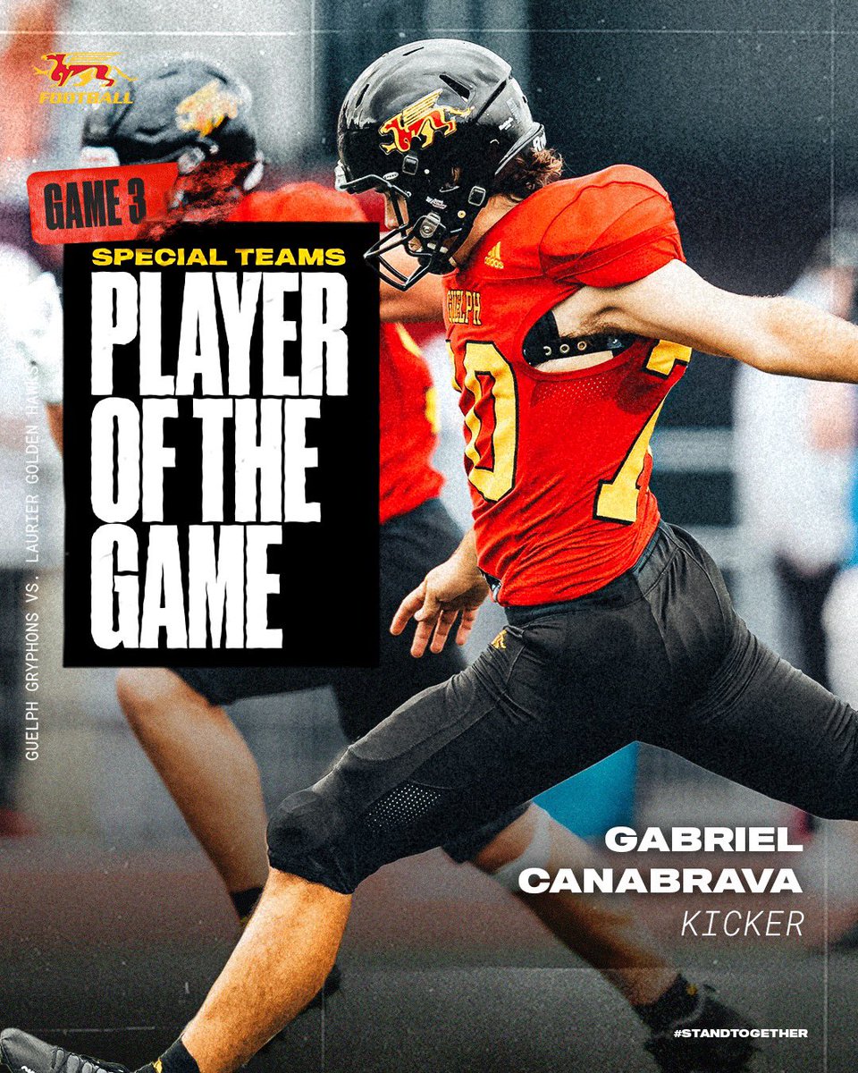 Players of the Game - Week 3 🏈

Kaine Stevenson (Offensive)
Devynn Cromwell (Defensive) 
Gabriel Canabrava (Special Teams)

🔗 uoguel.ph/cewhz

#StandTogether