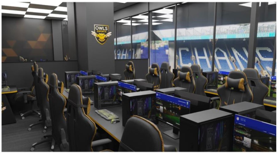 L_Swan's tweet photo. This is what the room will look like. Hillsborough Stadium will be #safespace for the kids to come and make new friends and learn new skills! https://t.co/wZgb4k9qfJ