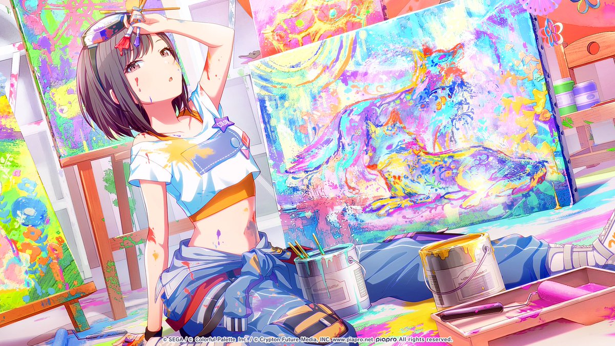 ColorfulStageEN's tweet photo. 🖼🖌( ｡• ᗜ •｡ 🎨) https://t.co/VsSna4BhjW