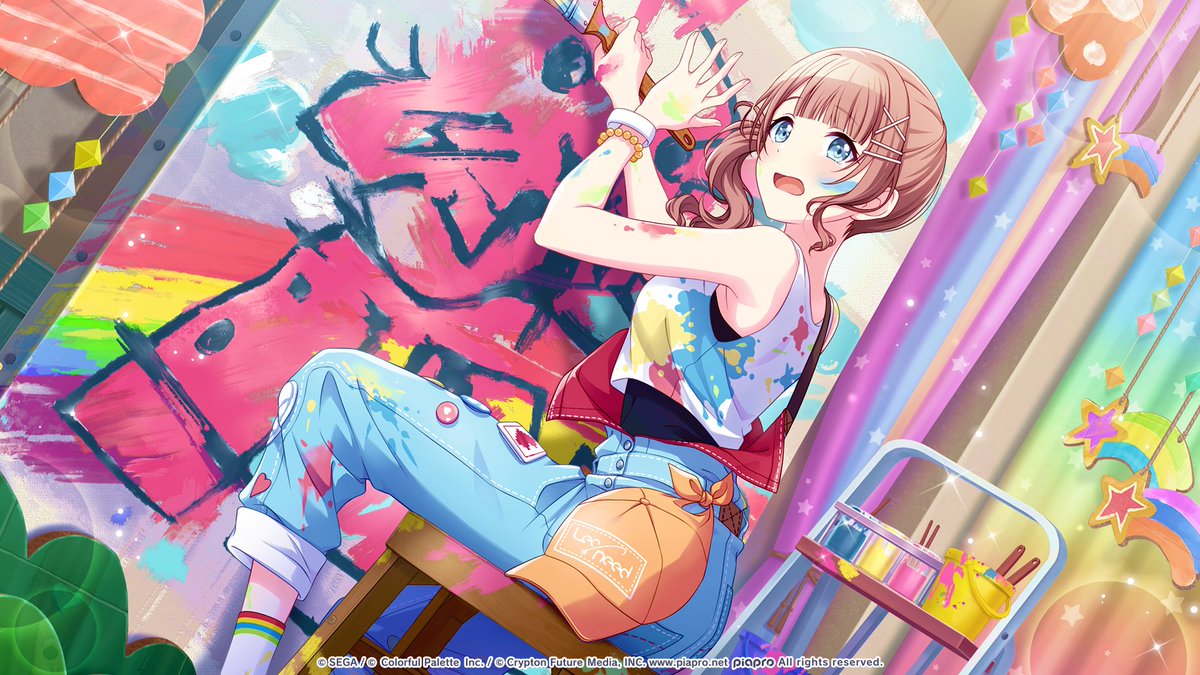 ColorfulStageEN's tweet photo. 🖼🖌( ｡• ᗜ •｡ 🎨) https://t.co/VsSna4BhjW