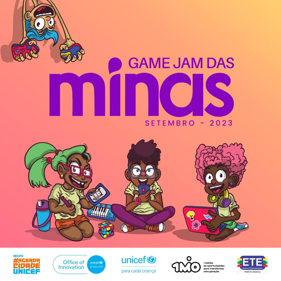 Game Jam das Minas 
Data: 22 a 24/9/23.
PRESENCIAL, no Bairro do Recife
Inscrições Gratuitas: até 15/09.  VAGAS LIMITADAS!

- Não é necessário ter experiência na área
- Alimentação durante todo o evento (c/ opção vegana)
- Haverá espaço para dormir
forms.gle/puD4BXqb5srAqZ…