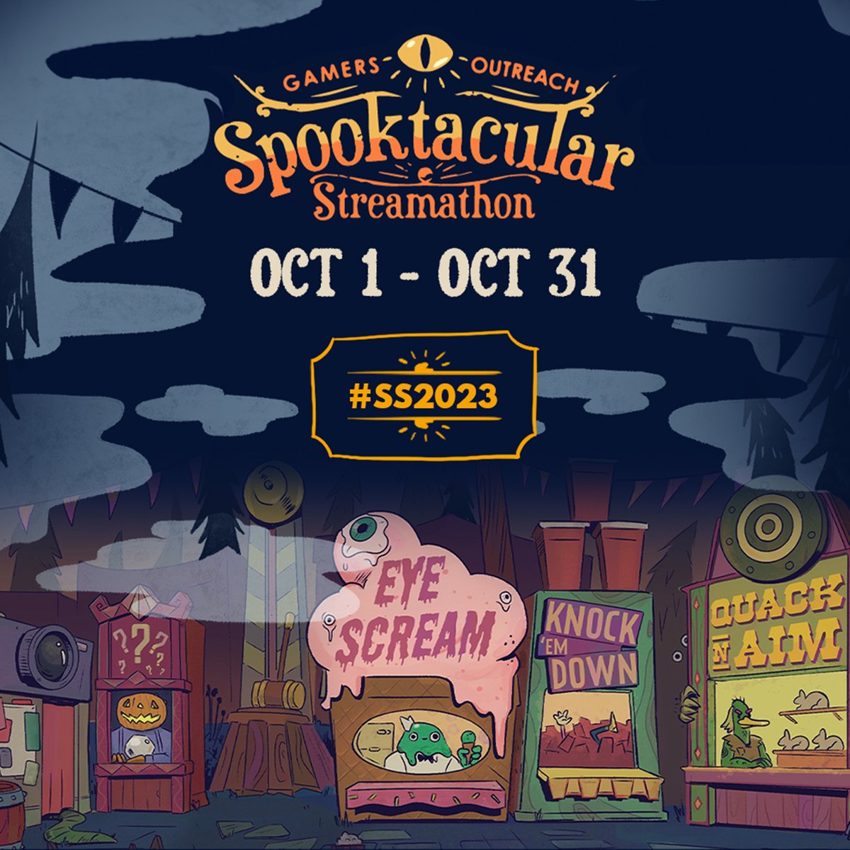 Prepare yourself for a month of streams and screams! 👻😱

Join us for our annual Spooktacular fundraising event this October 🎃

See all the ways you can join in the fun - gamersoutreach.pulse.ly/qan3uvds17