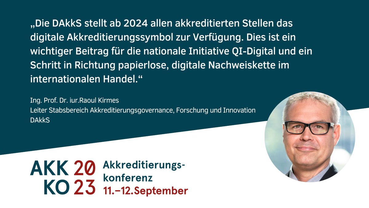 Mit dem digitalen Akkreditierungssymbol weisen Konformitätsbewertungsstellen ihre Kompetenz im festgelegten Akkreditierungsumfang gegenüber der Wirtschaft, den Behörden und im internationalen Handel im digitalen Raum nach: maschinenlesbar, manipulationssicher und verifizierbar.