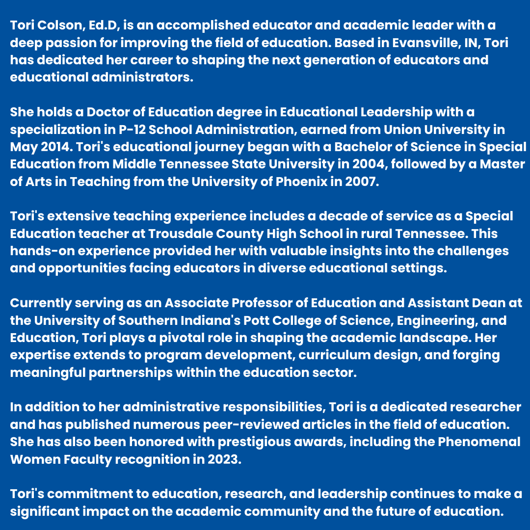 acres_sped's tweet photo. 📢Member Spotlight! 📢
Know your ACRES President! #acres2024 https://t.co/lFF9Vyajet