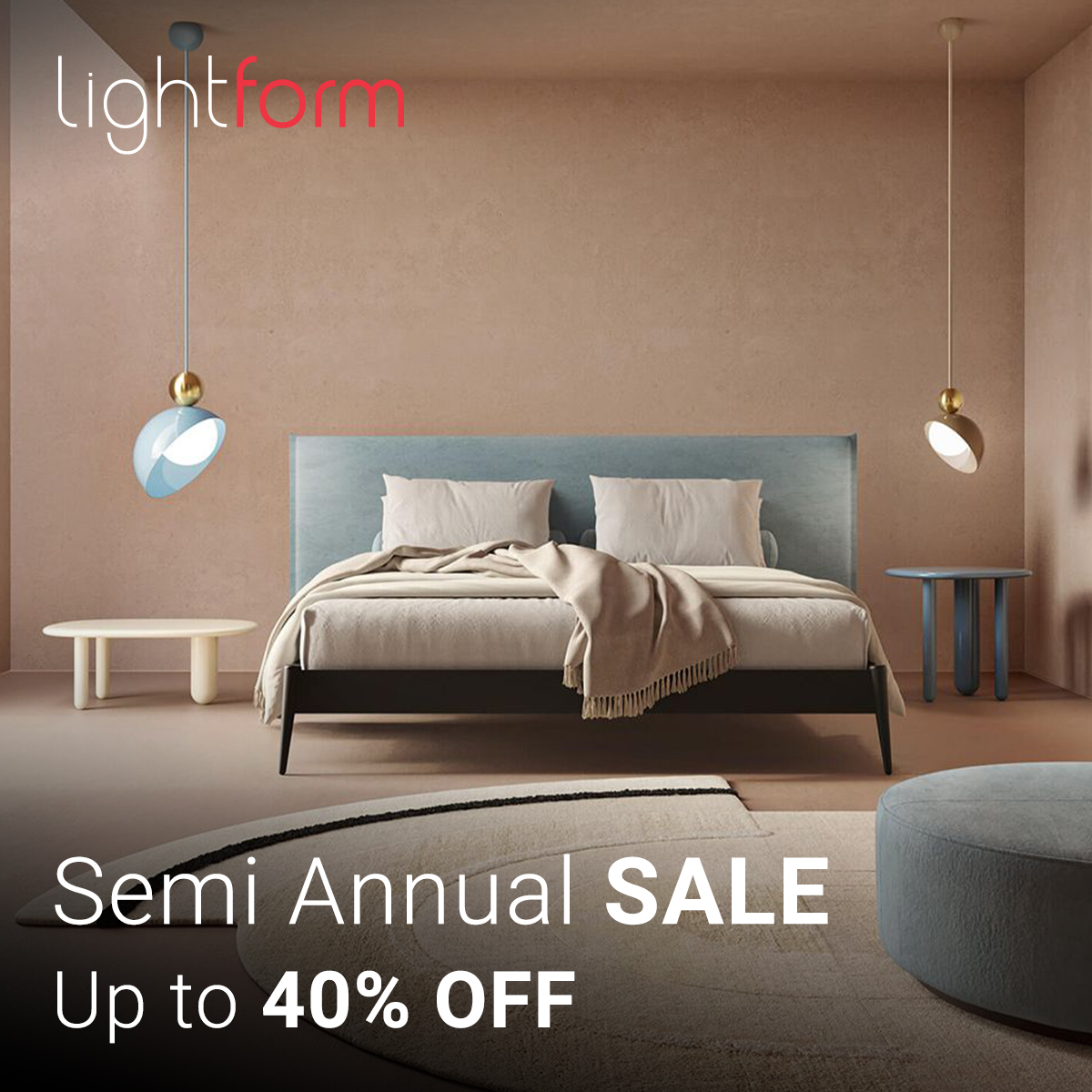 The Semi Annual Sale is in full swing! Discover incredible discounts of up to 40% on contemporary designer lighting from all your beloved brands at lightformshop.com

Don't miss out on these remarkable savings – this exclusive offer won't be around for long.