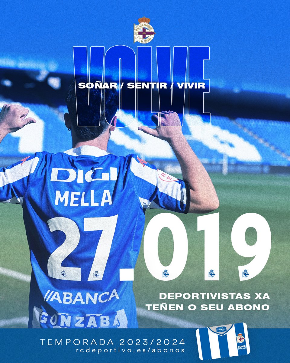 2️⃣7️⃣0️⃣1️⃣9️⃣ 𝐠𝐫𝐚𝐳𝐚𝐬, #Deportivistas.

Sodes #ANOSAFORZA para deixalo todo no campo.