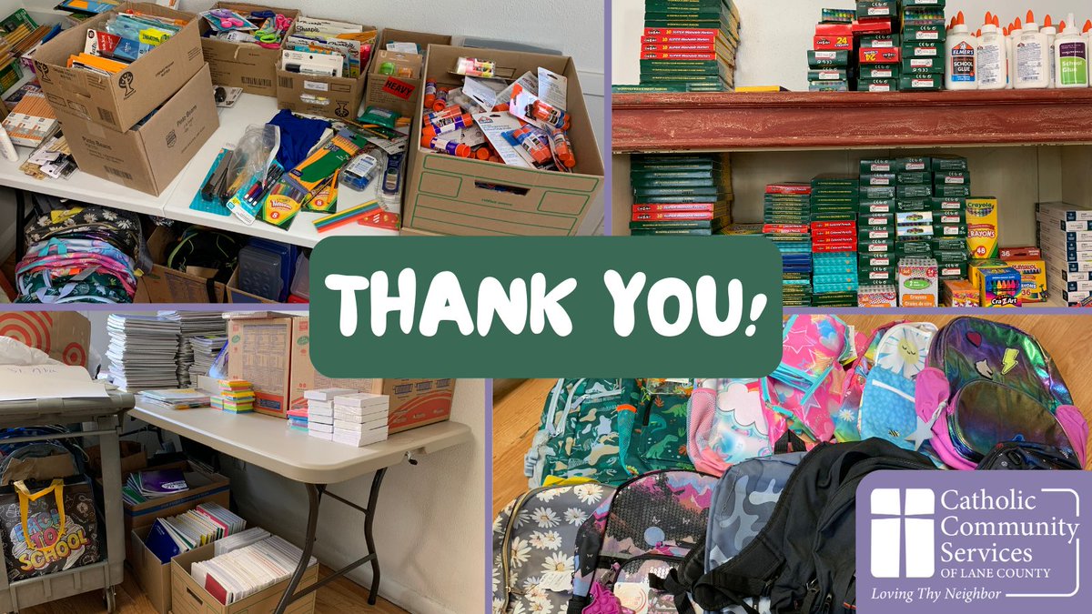 ccslc1952's tweet image. WOW!!! We asked our #community to show up for our Back to School Drive, and you didn't disappoint!

Thanks to the 1,800+ items you donated, our case managers are connecting our nearly 200 program enrolled children to backpacks, binders, pencils and more! 🎒✏️📕

@Ch_JesusChrist