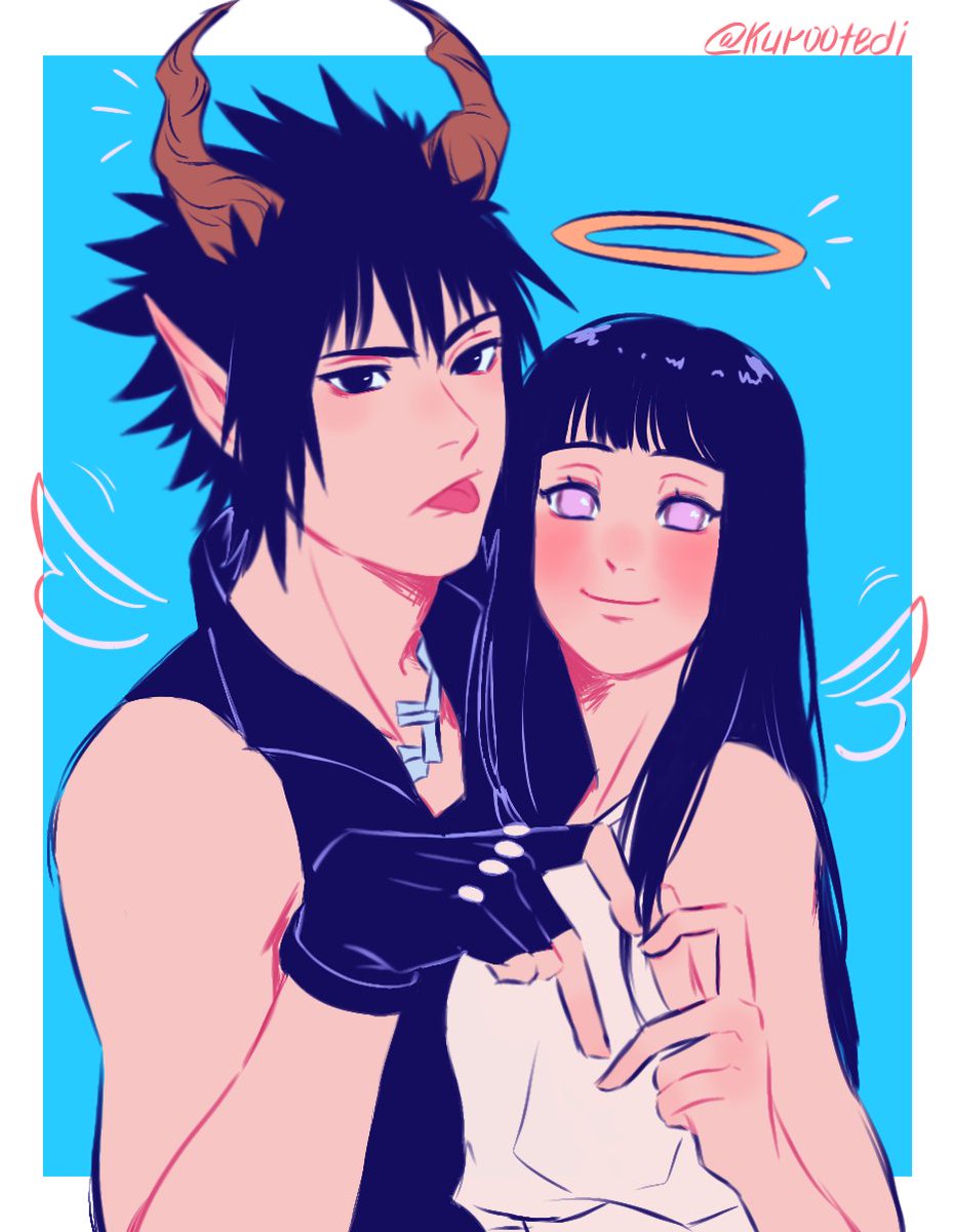 kurootedi's tweet photo. 👿🫶😇

#SasuHina https://t.co/beRFrHaNQg