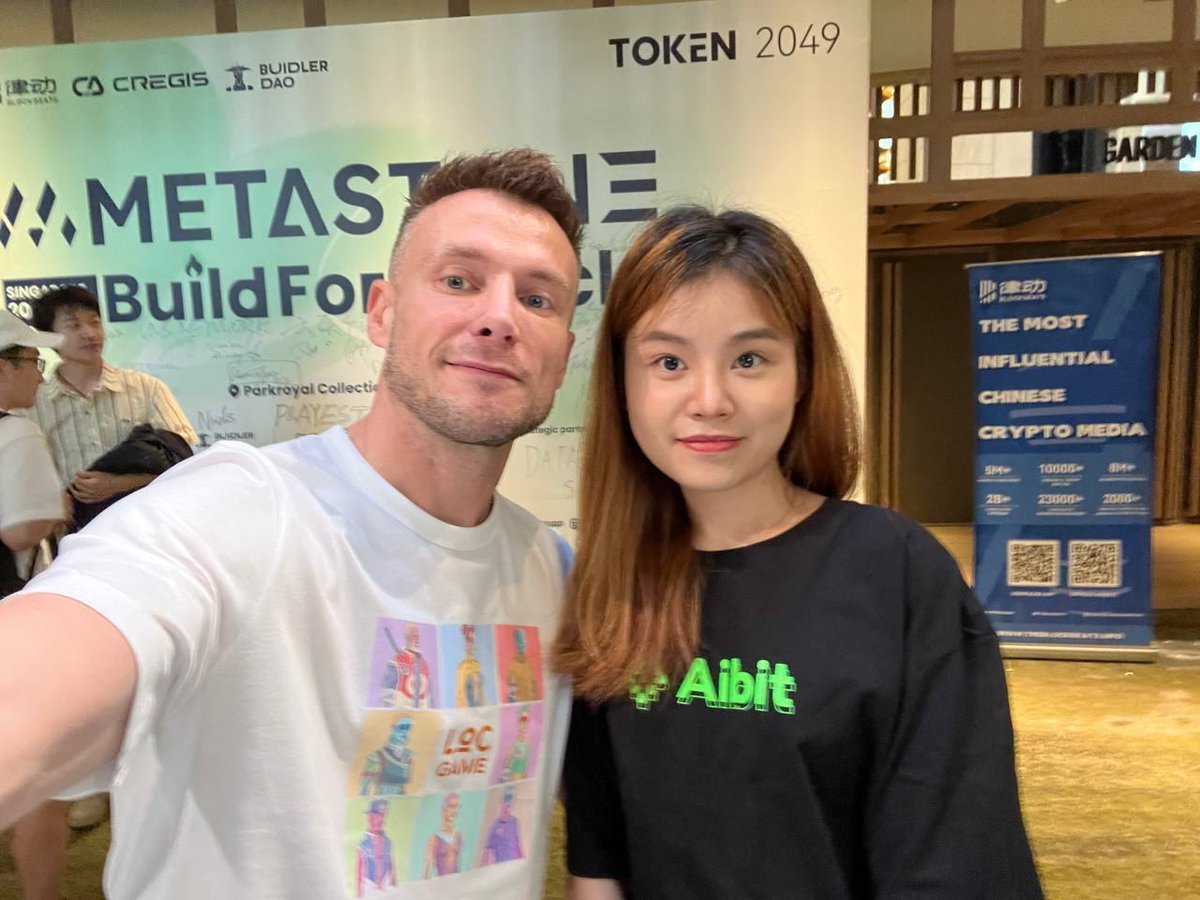 LOCgameio's tweet photo. Highlights of Day 1 at Token2049

🎉 Big thanks to @MetaStoneGroup for hosting the incredible #BuildForMiracle event and to the organizers of the #Web3GamingSummit!

We had an amazing time exploring the latest gaming projects.

Exciting things are happening in the world of #Web3 gaming! 🎮🔥

#Token2049 #LOCGameAtToken2049 #Web3GamingCommunity