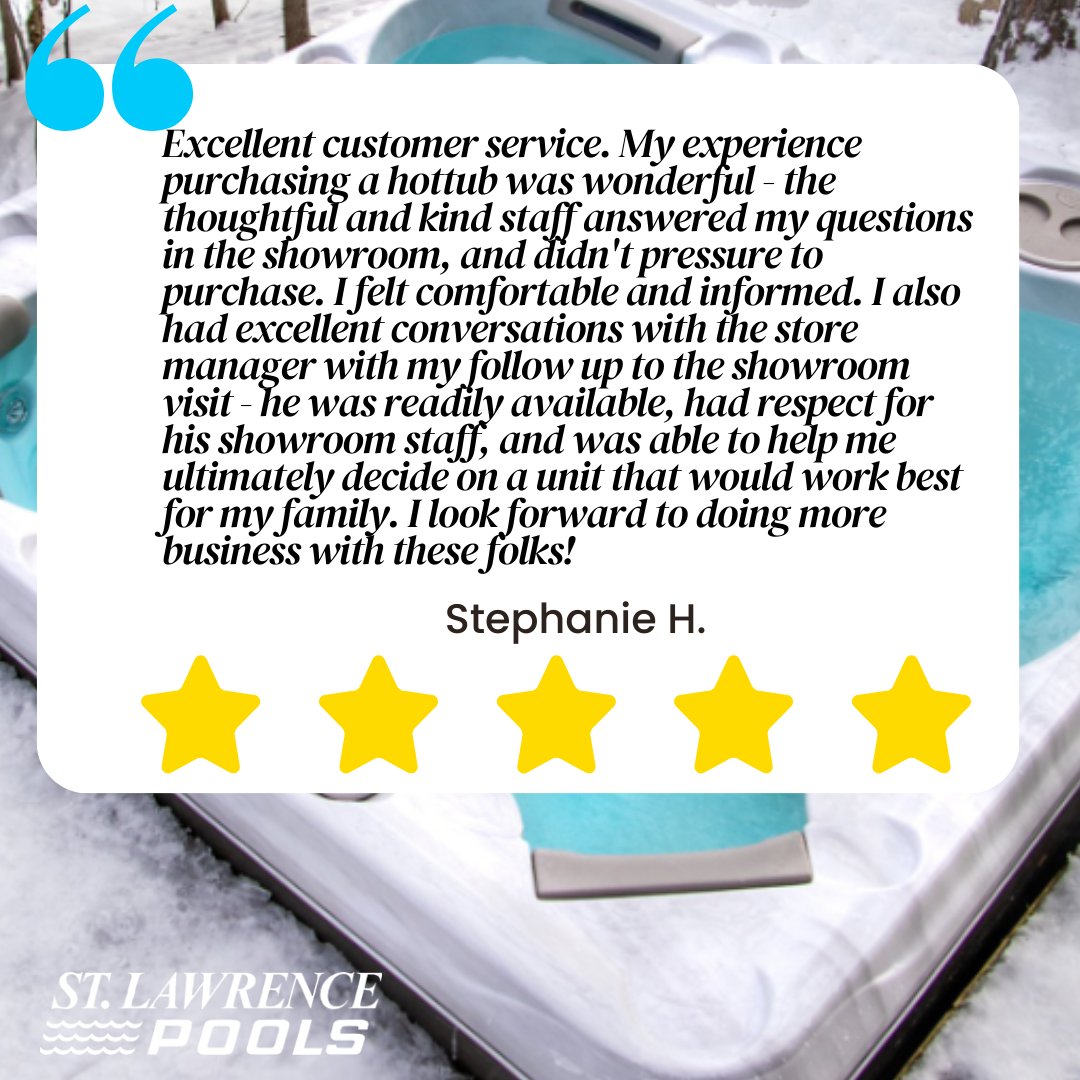 "No pressure to purchase. I felt comfortable &amp; informed"
⭐ ⭐ ⭐ ⭐ ⭐

Thank you, Stephanie for the wonderful review about our Kingston location.
