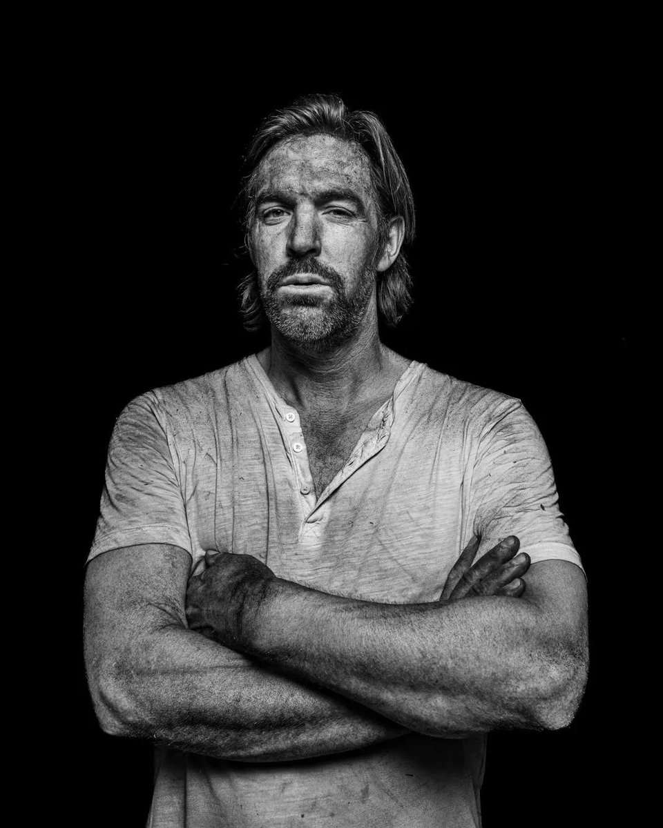 Stripping old thatch from the church roof today.
70 summers of heat and dust, 70 winters of rain and grime, all ingrained in my skin.

I could have found a safe desk job, away from muck and grime, sun and rain.
I'd have hated every minute.

<a href="/sibuckphoto/">SB</a> captures it all superbly.