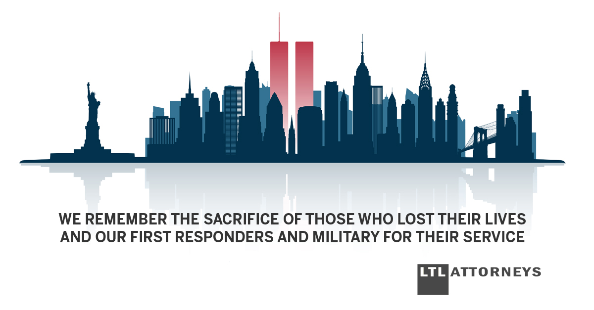 Today, LTL Attorneys reflects on September 11, 2001. While it is a day marked by loss, it also highlights the resilience and unity of our nation. We honor those who stepped up and became heroes in the face of adversity.

#LTLAttorneys #September11