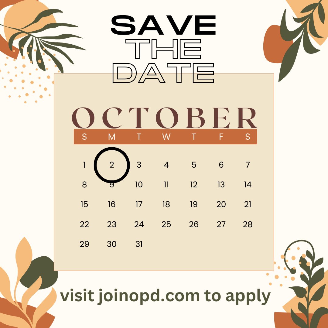 Mark your calendars! Applications go live October 2nd. The City of Omaha is an Equal Opportunity Employer. <a href="/OmahaPolice/">Omaha Police Dept</a> @OmahaHR #OPD #police #jobs #LEO #omahajobs #nebraska #thegoodlife #lawenforcement #protectandserve #community #AreYouReadyForMore #CareerGoals