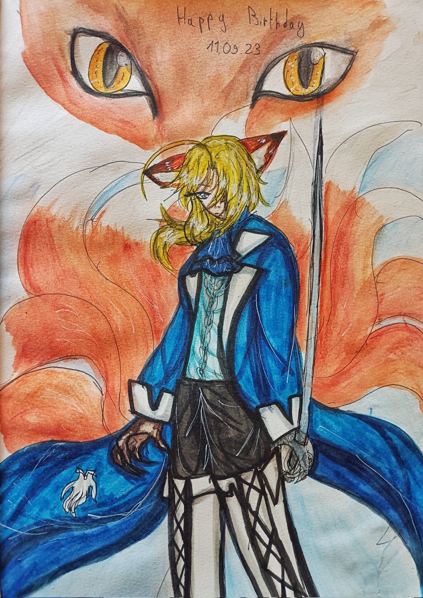 GoldflamKuroryu's tweet photo. 🎉🎊Happy Birthday🎊🎉

🦊E V A N S🦊

#OC #Anhyn #HappyBirthday #birthday #Fox #Virgo #11Septiembre #dessin #draw #drawing https://t.co/lAnSebnBFr