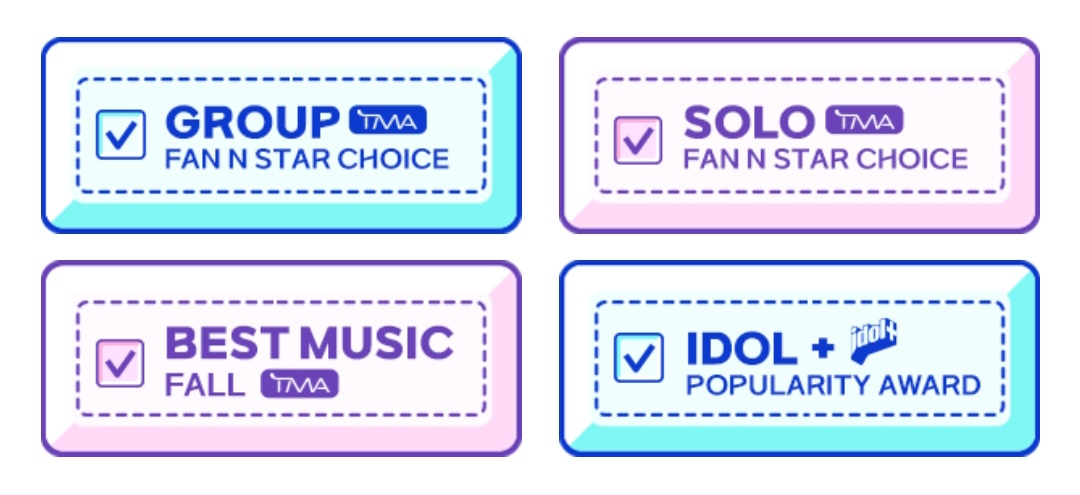 💠 | THE FACT MUSIC AWARDS - 2023

Adaylıklar;
• Fan Choice - Group 
- #BTS

• Fan Choice - Solo
- #RM, #JIN, #JHOPE, #JIMIN

• Best Music - Fall
- 'Slow Dancing' by #V
- 'Seven' by #JUNGKOOK

• Idol Plus Popularity
- #AGUSTD, #JHOPE, #JIMIN, #JUNGKOOK

🗓️ 02.10.2023 - 06:00