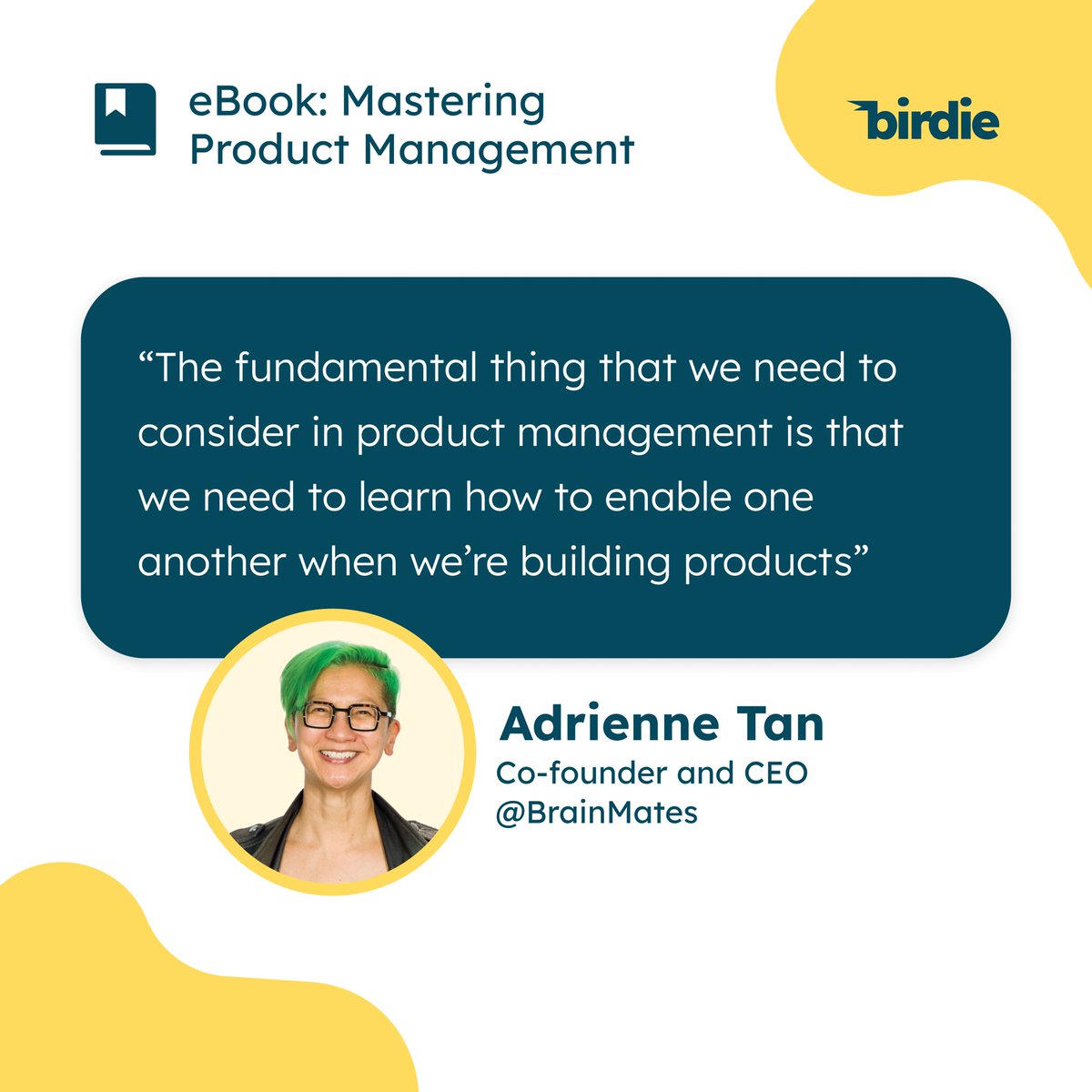 Adrienne Tan is a Co-founder and CEO at <a href="/brainmates/">Brainmates</a>. In our March 2023 roundtable,  Adrienne talked about her experience with stakeholder relationships management in Product. 

Download our ebook “Mastering Product Management: Tips from the Field”:  lnkd.in/dQKbwn7u
