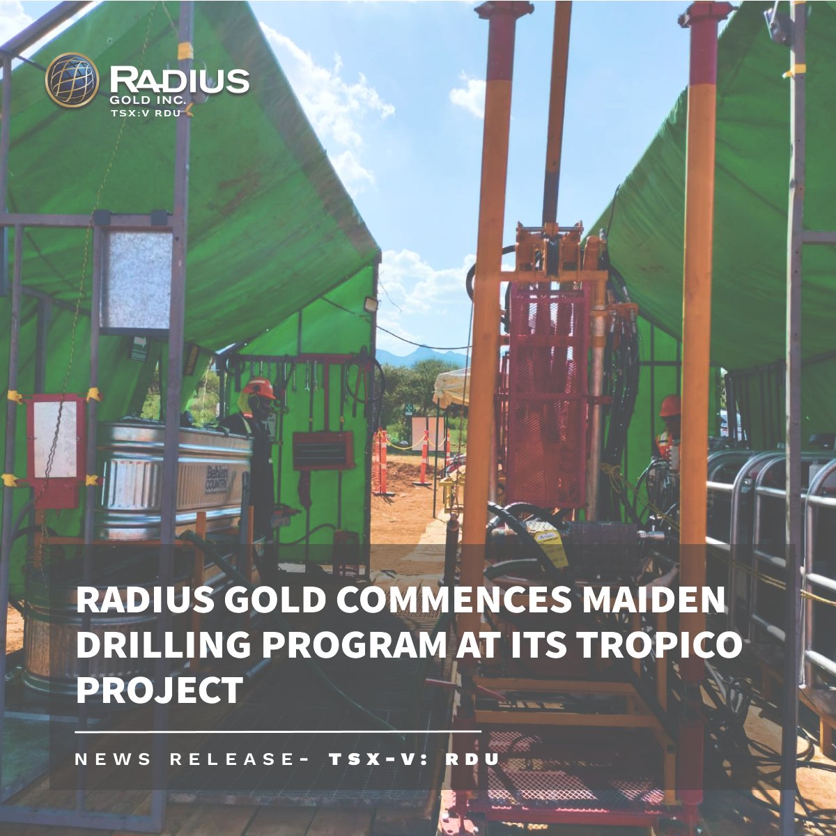 Radius Gold (TSX-V:RDU) tweet media