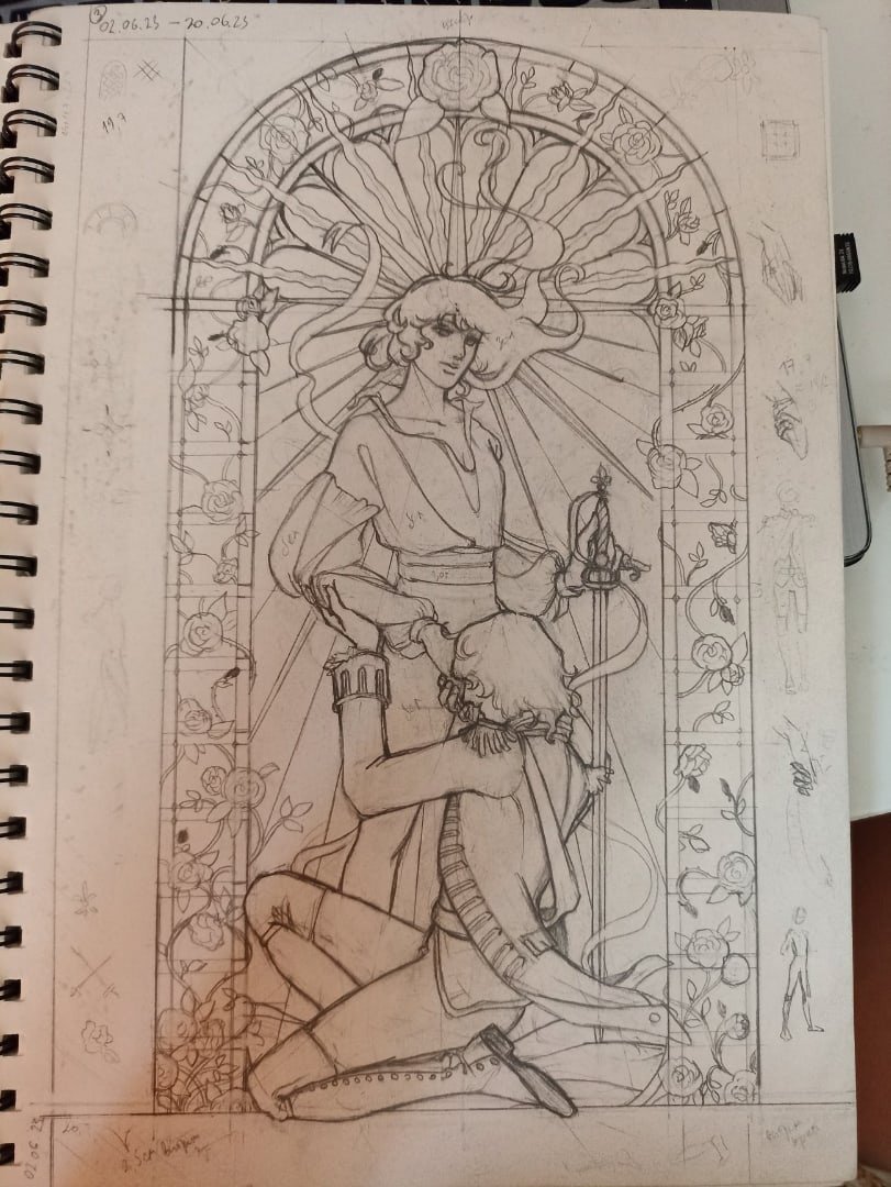 niceto169art's tweet photo. sketch vs final https://t.co/MjxPka16L9