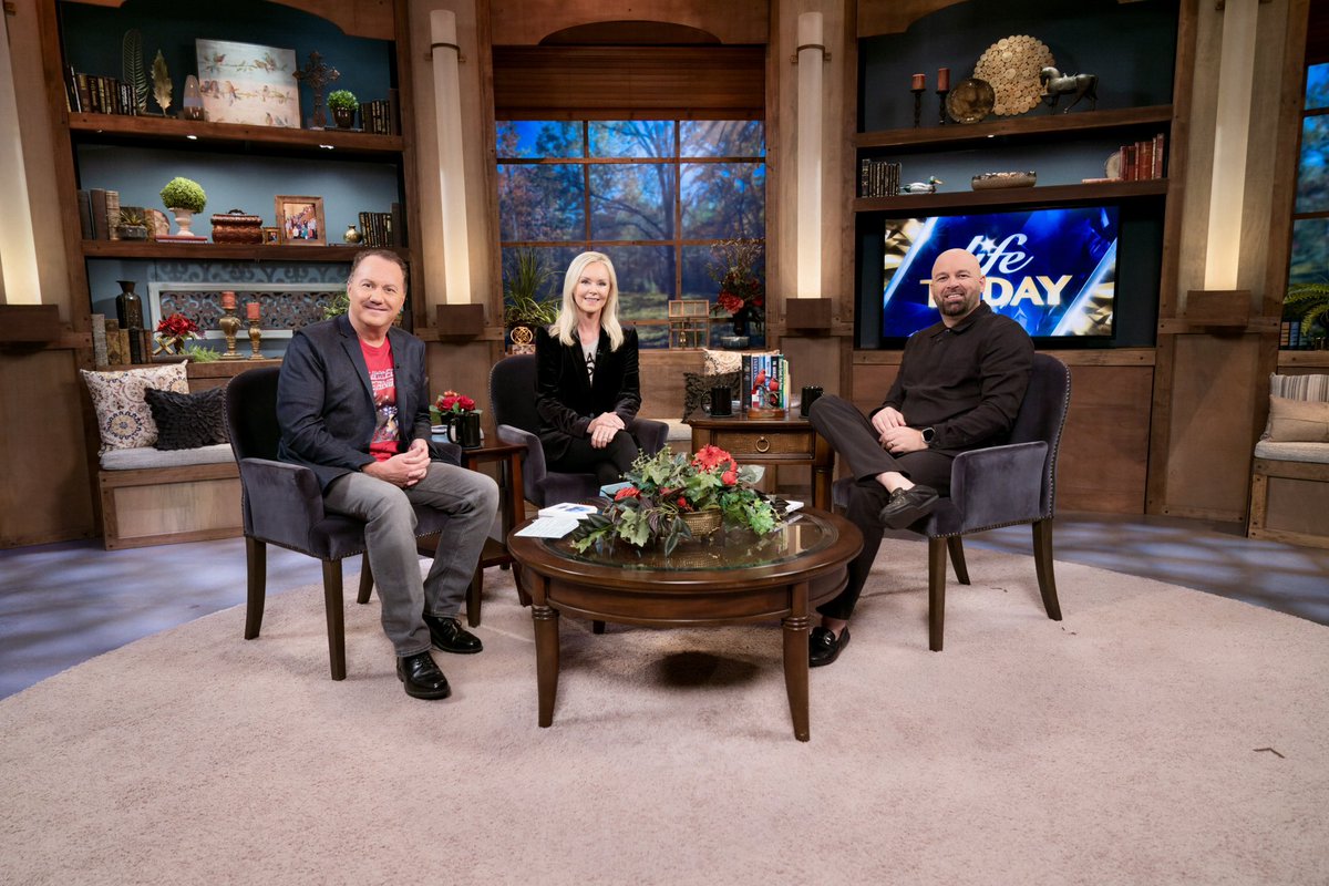 benwindle's tweet image. It was a lot of fun to fly to Dallas to film with the @LifeTodayTV ministry. I had a very heartfelt and meaningful conversation with the wonderful hosts @tammytrent @jamesrrobison - we went deep and talked real.

It airs today at all different times and stations today and also…