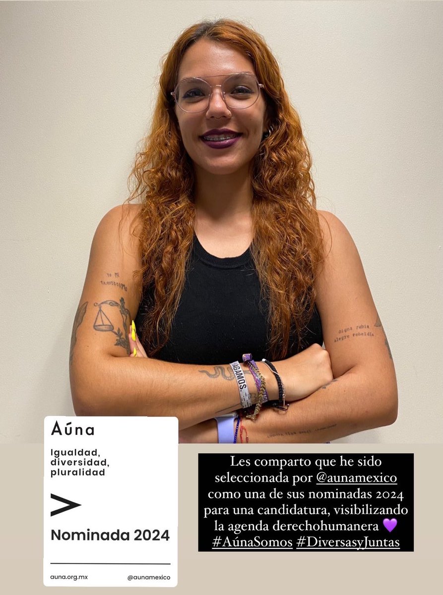 #AunaSomos #DiversasyJuntas 💜

<a href="/AunaMexico/">Aúna México</a>
