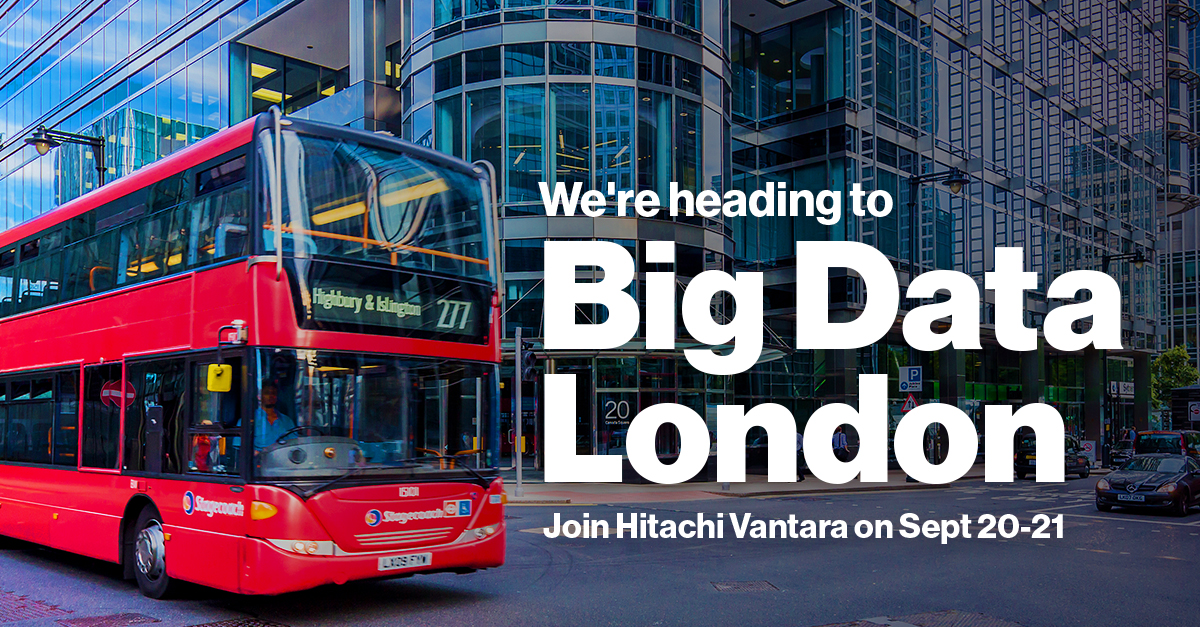 HitachiVantara's tweet image. ✈️ With only a few days left before Big Data London, the countdown is on! Make sure to connect with us on-site at booth #600 to discuss #AI, #DataModernization, analytics and everything in-between! htchivantara.is/3Pfcm5R #BigDataLDN