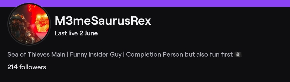 I hate asking for followers but I need 250 total on twitch to try apply for Funcom Creator Program (MetalHellsinger)

Link is in bio if you want to help out, I'll also pick up streaming again 😅