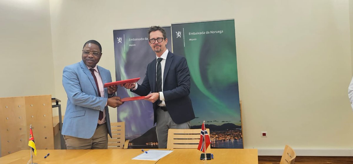 Today, I was honoured to sign an MOU with the Norwegian Ambassador in Mozambique, <a href="/NorwayAmbMZB/">Haakon Gram-Johannessen</a>  Mr Haakon Gram-Johannesen, through which <a href="/GainMocambique/">GAIN Mozambique</a>  will make significant improvements to local food systems, especially in Cabo Delgado and Nampula provinces.