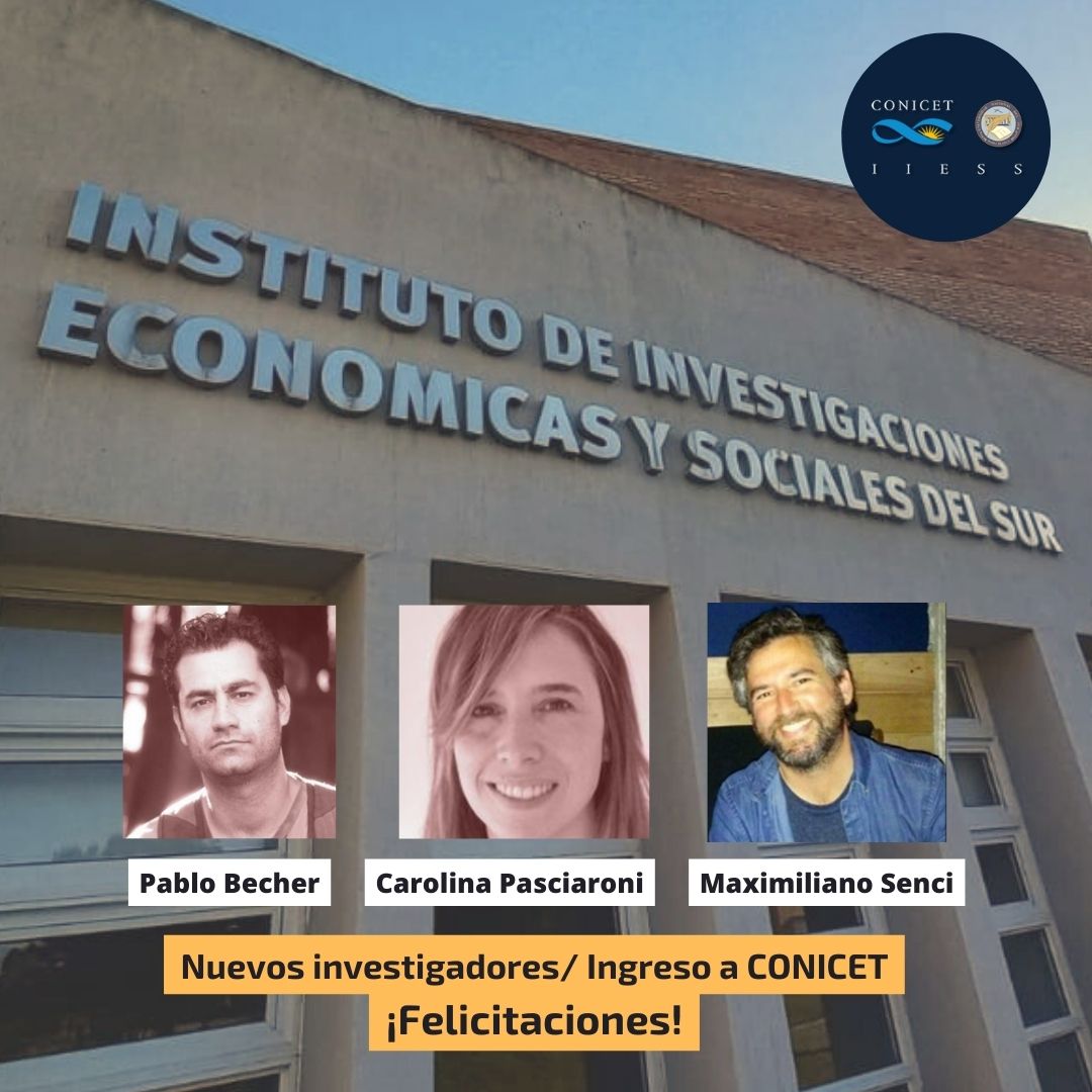 IIESS_CONICET's tweet photo. 🙌🏼 Felicitaciones a los nuevos investigadores seleccionados para su ingreso a CONICET ⬇️
Pablo Becher
Carolina Pasciaroni
Maximiliano Senci
#investigacion #conicet #iiess
@IIESS_CONICET https://t.co/hUueVeJslB