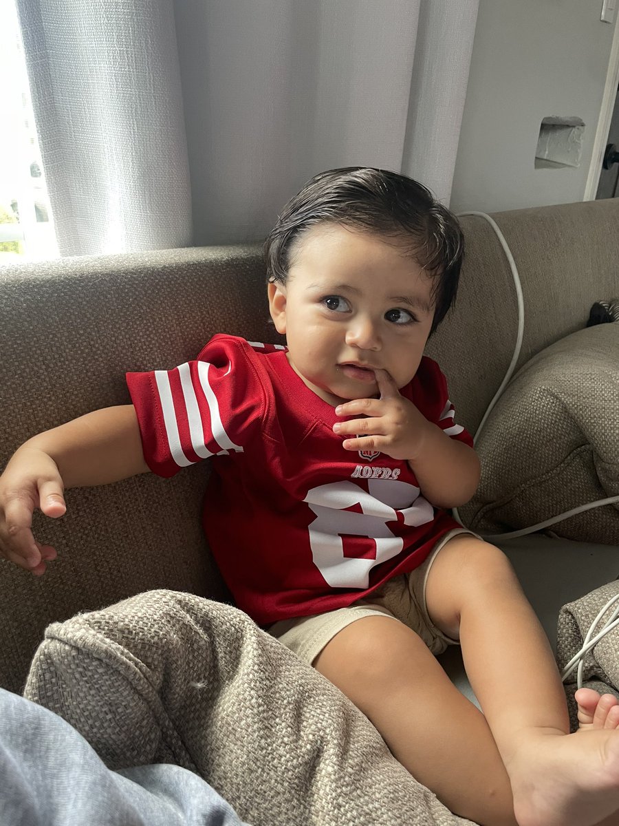 _yudie's tweet photo. Should we take him to his first game this season? 🤔 https://t.co/r8YJJTHo2D
