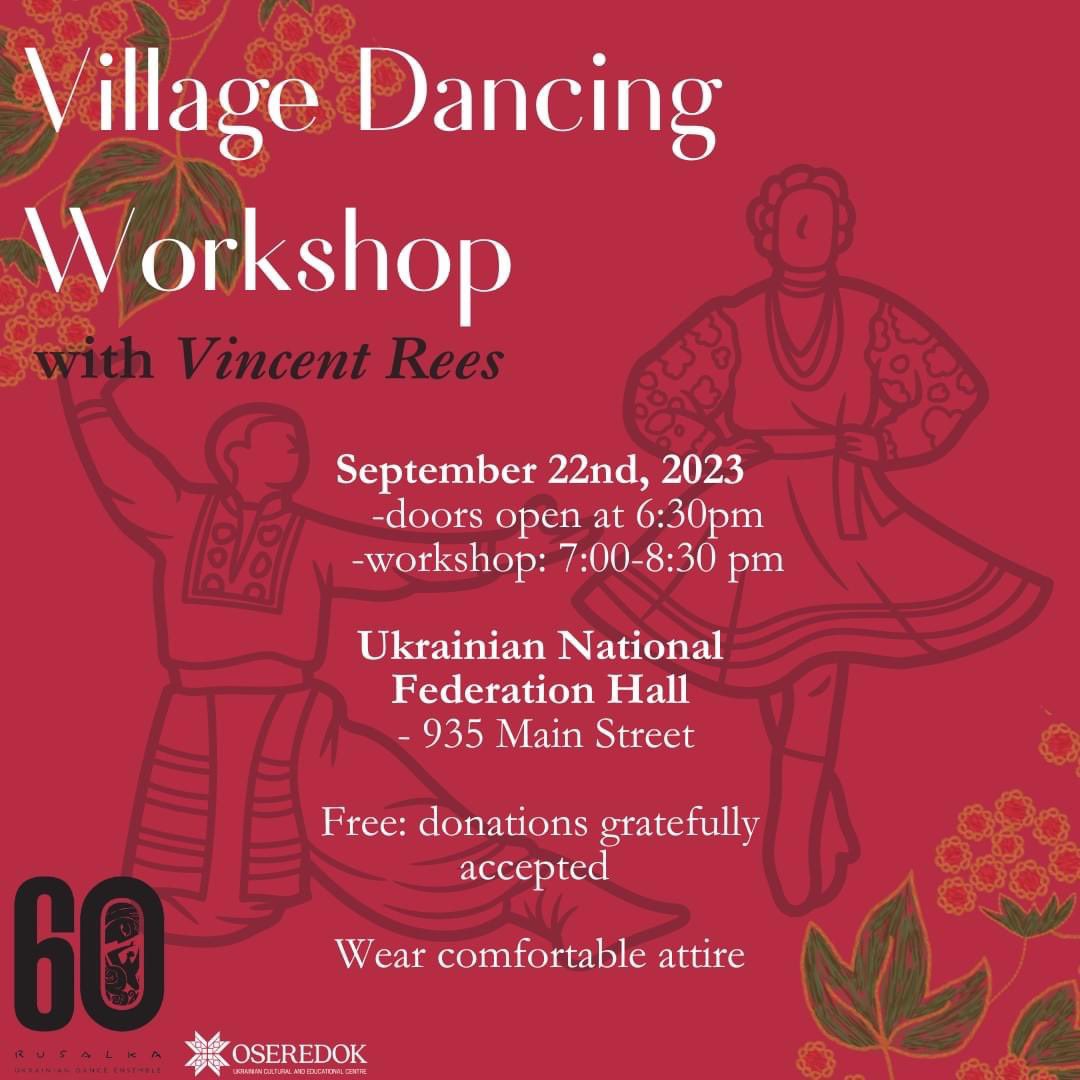 We’re cooking up something super exciting with our friends at @OseredokUCEC!! 🇺🇦 Attend this free community event by registering today: cognitoforms.com/rusalkaukraini…. #ukrainandance #ukrainianwinnipeg #ukrainian #winnipegevents #freeeventswinnipeg #winnipegdance