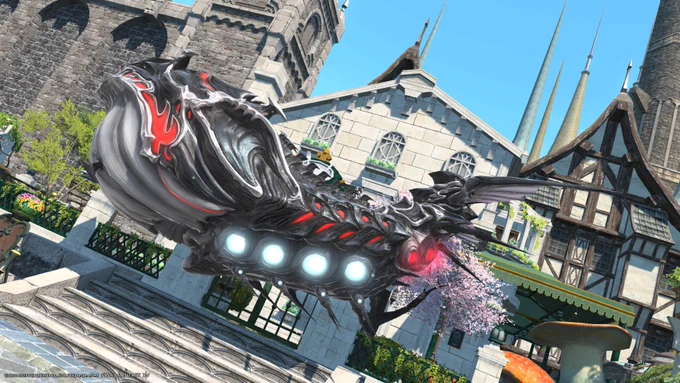 FF14、セール中ということで!ついに買ってしまいました8人乗りマウント!まだお友達8人居ないですが5人チームでの移動は便利になる!わほーい! #PS5Share, #ファイナルファンタジーXIV 