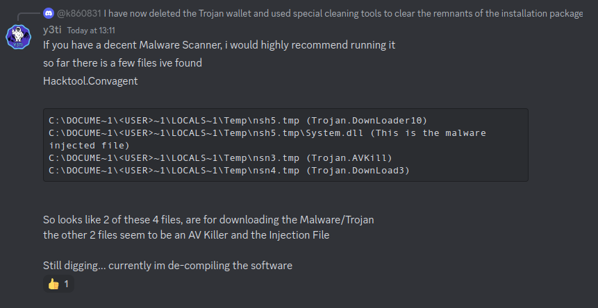 neuraiproject's tweet photo. 🚨FULMINARE SCAM
@y3tiCrypto team are reviewing the Fulminare wallet code and will soon show us the full audit, but for now they have discovered a malware inside.
The destination address of the hack:
https://t.co/afB9VS53pV
#Fulminare #FLMN #scam