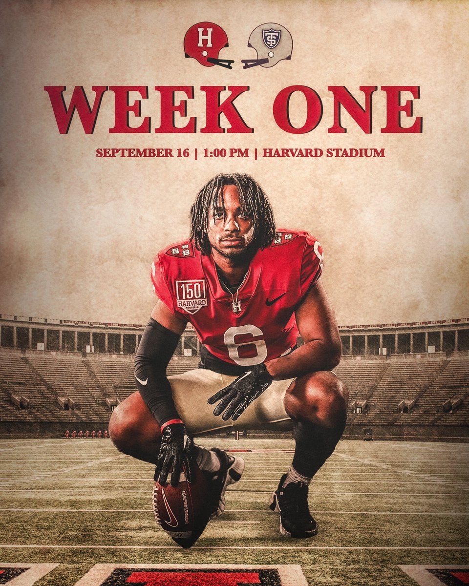 HarvardFootball's tweet photo. Game week is here. Let’s get it!

#OneCrimson https://t.co/HGKcgeoP2g