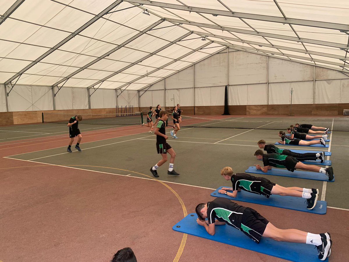 Year 9/10 Sports Scholars S+C session this morning with Mr Powell!