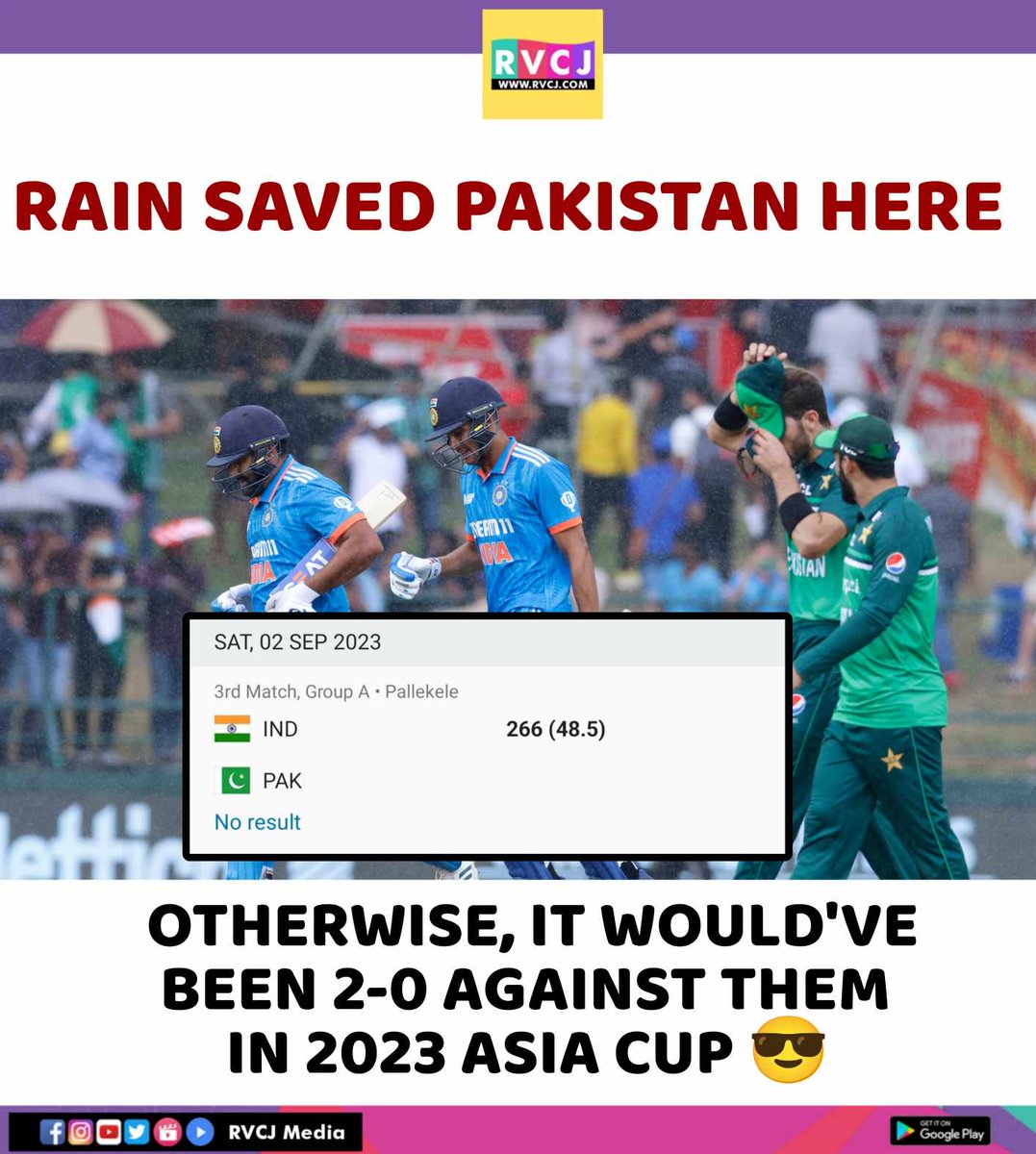 RVCJ_FB's tweet photo. The result would have been different..
#INDvsPAK #AsiaCup2023 #INDvPAK https://t.co/O441Jr9JMV