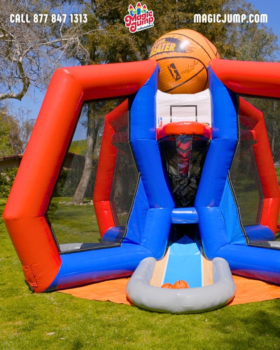 MagicJump's tweet image. Nothing but net here at Magic Jump!