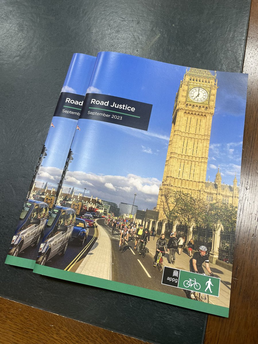 Closed my day in Westminster with the launch of the @allpartycycling Road Justice report.

Lots that can be done to address the consequences afforded to those who break the law by driving dangerously.

We should all want to live in a place that is safer to walk, wheel and cycle.