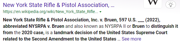BetrCutlerLoose's tweet photo. @WylieGuide Thank God for Bruen!   #CarryYourGun #cookscorner https://t.co/5bRDfHg1rZ