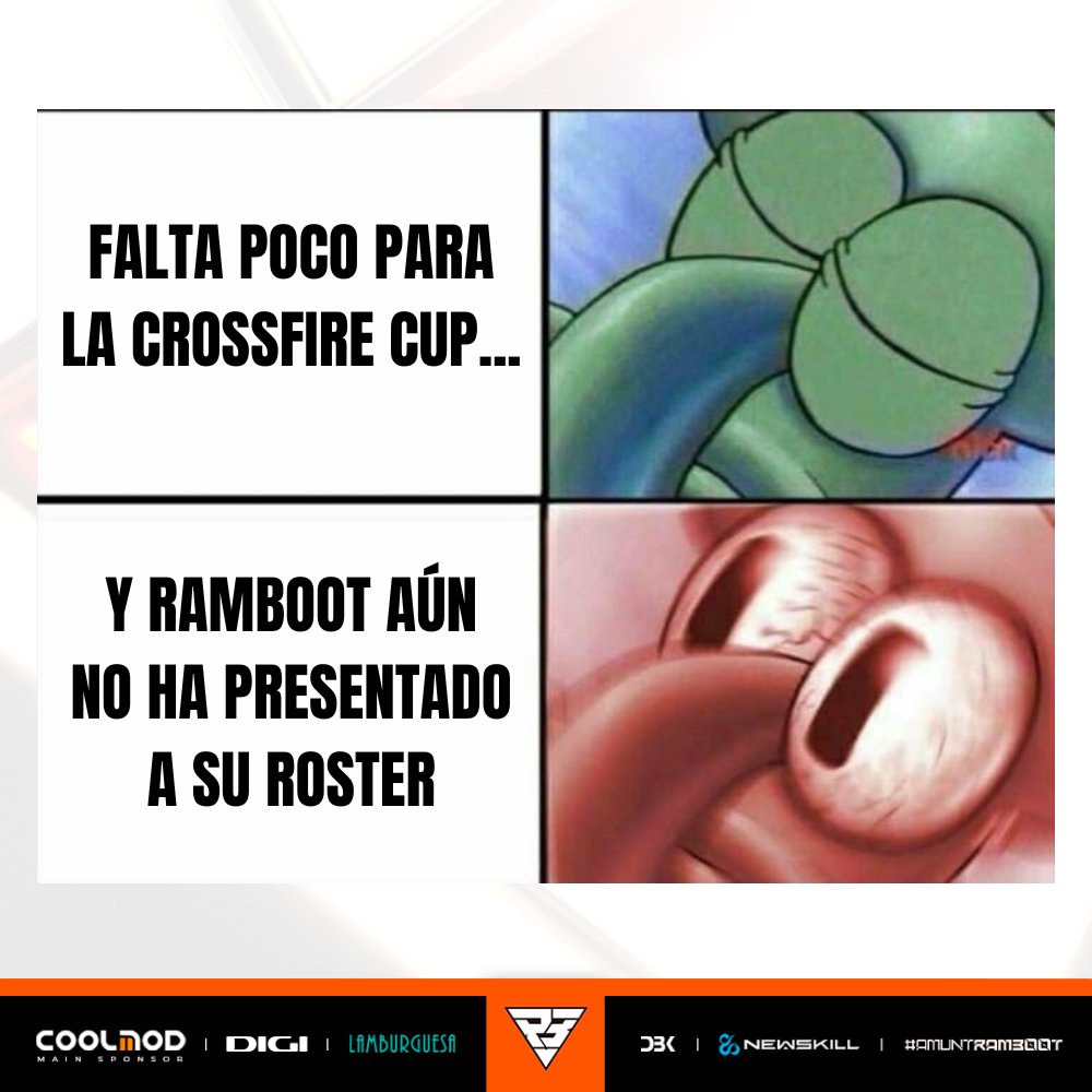 RambootClub's tweet photo. ¿Tenéis ganas de conocer al roster de los robots para esta Crossfire Cup? 😏

#AmuntRamboot https://t.co/wlkrvgecI6