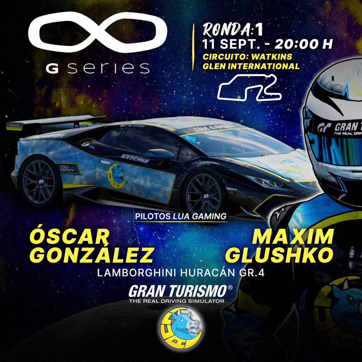 LUAGaming_'s tweet image. Empezamos la temporada con la @InfinityGSeries 🏎️💥

👤@maximvglushko y LUA_gposcar
⏰20:00H
📺twitch.tv/alejandro_garn…

Listos para ir #TotheMuun ?