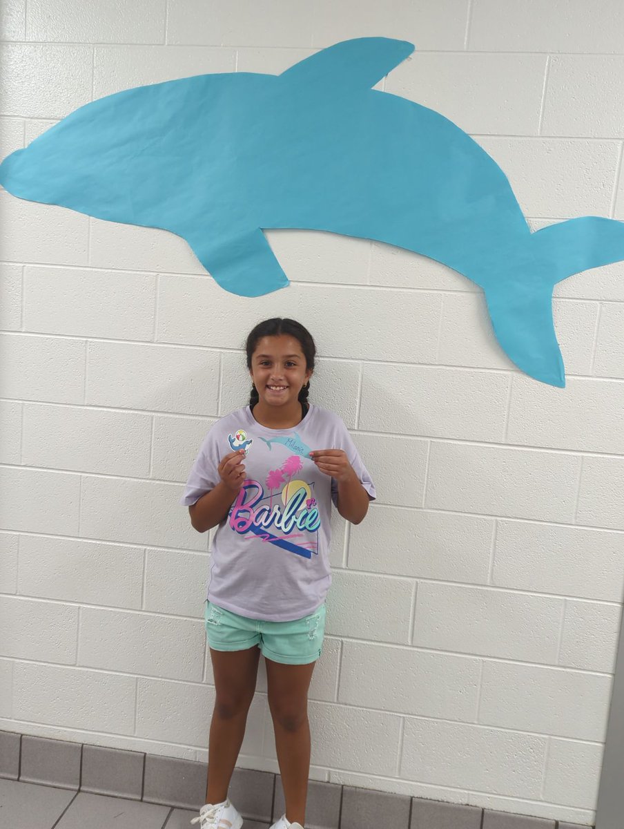 Great job Milania for being a caring member of our dolphin pod!! 🐬 <a href="/CLESDolphins/">CLESDolphins</a>