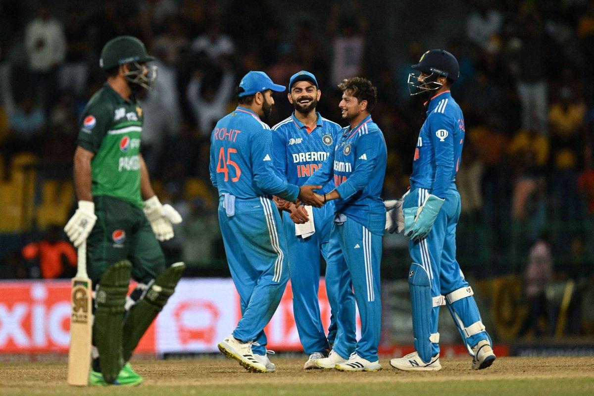 DhoruMahi's tweet photo. India won by 228 runs against Pakistan 
#INDvPAK 
#BHAvsPAK #ViratKohli #KLRahul #kuldeep #yadav #HardikPandya #Bumrah #RohitSharma𓃵 #gill https://t.co/82L9zhN1Sk