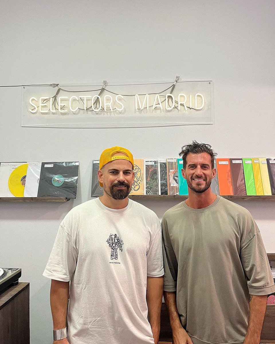 los_suruba's tweet image. Repost • @selectorsmadrid It was a pleasure to have this two legends visiting the store today @los_suruba ♥️

#lossuruba #selectors #vinylshop #madrid