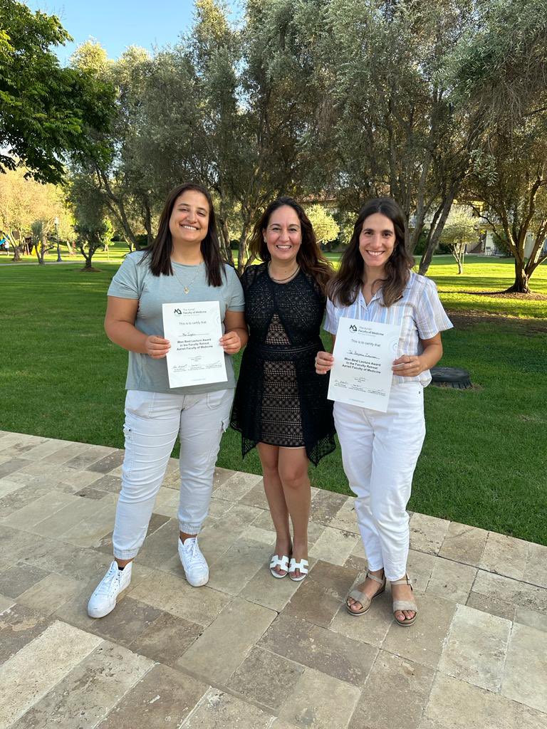 Ronit Ilouz (@rilouz) on Twitter photo We did it again 🥳 so proud of my PhD student <a href="/TalBenZuk/">Tal Benjamin Zukerman</a> who won the best presentation award at our faculty retreat this year💐 Also, huge congrats to <a href="/Mor_Zigdon/">Mor Zigdon</a> from the <a href="/Mucus_Man/">Shai Bel</a> lab. Sharing this achievement with you makes it even more special. Power girls🏆<a href="/biumedicine/">Bar- Ilan Faculty of Medicine</a> We did it again 🥳 so proud of my PhD student <a href="/TalBenZuk/">Tal Benjamin Zukerman</a> who won the best presentation award at our faculty retreat this year💐 Also, huge congrats to <a href="/Mor_Zigdon/">Mor Zigdon</a> from the <a href="/Mucus_Man/">Shai Bel</a> lab. Sharing this achievement with you makes it even more special. Power girls🏆<a href="/biumedicine/">Bar- Ilan Faculty of Medicine</a>