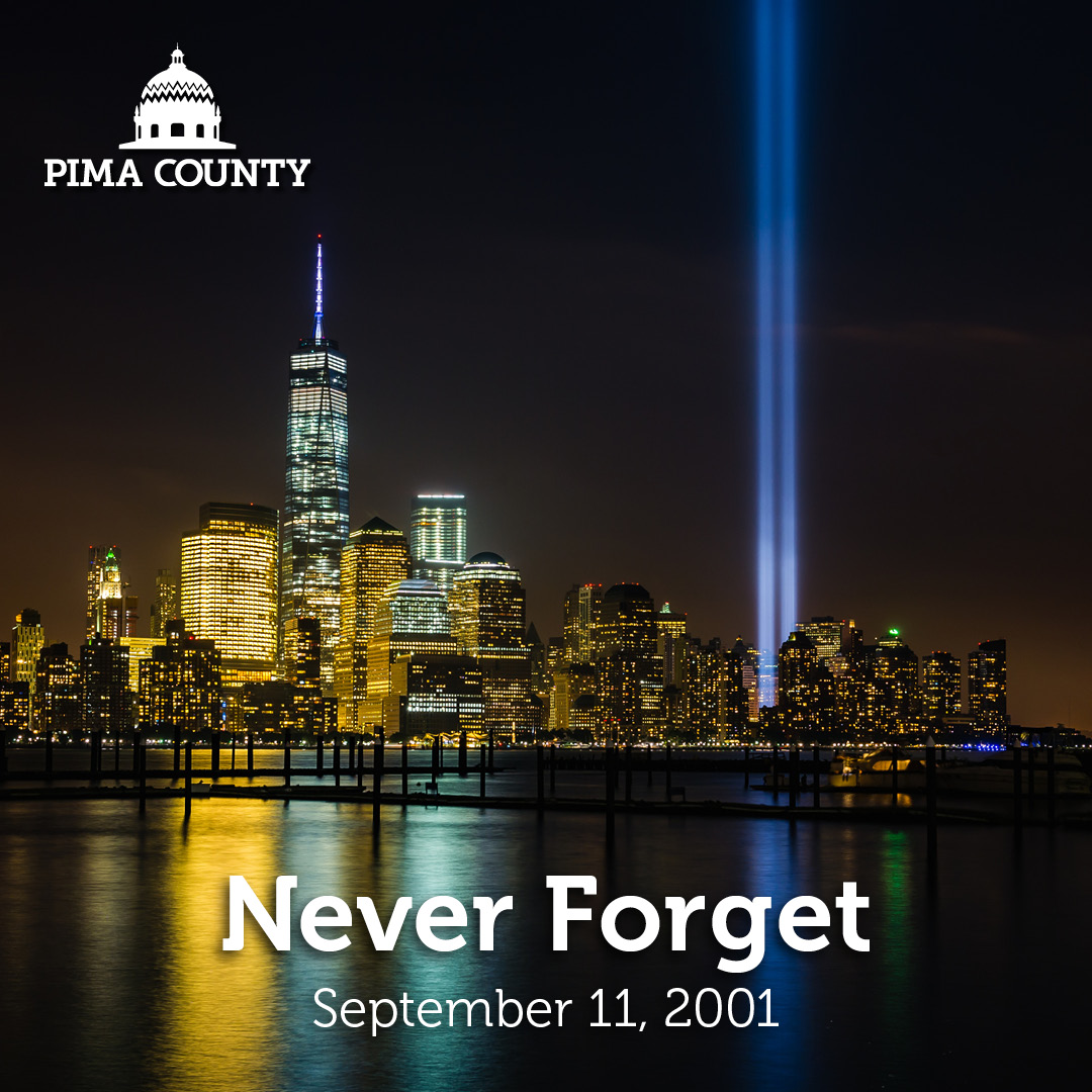 Today, we honor and remember those we lost on 9/11. #NeverForget