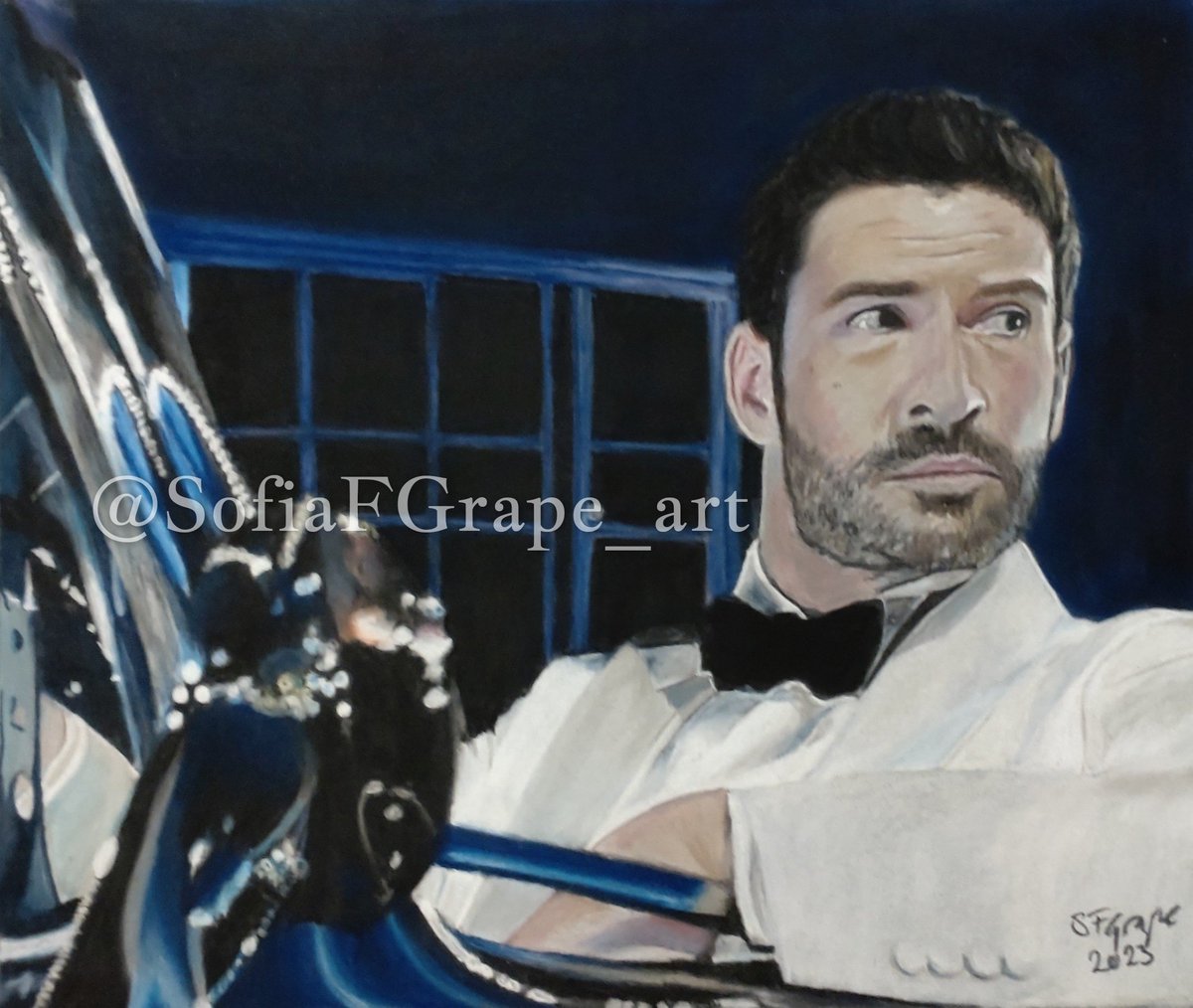 There's still plenty of September left! Have a bonus 'Tux'! 
PLEASE DO NOT REPOST
Didn't have time to finish s6 Lucifer for the anniversary but here he is! Pastels on Pastelmat
#fanart #lucifer #luciferfanartprompts #lucifanartprompts