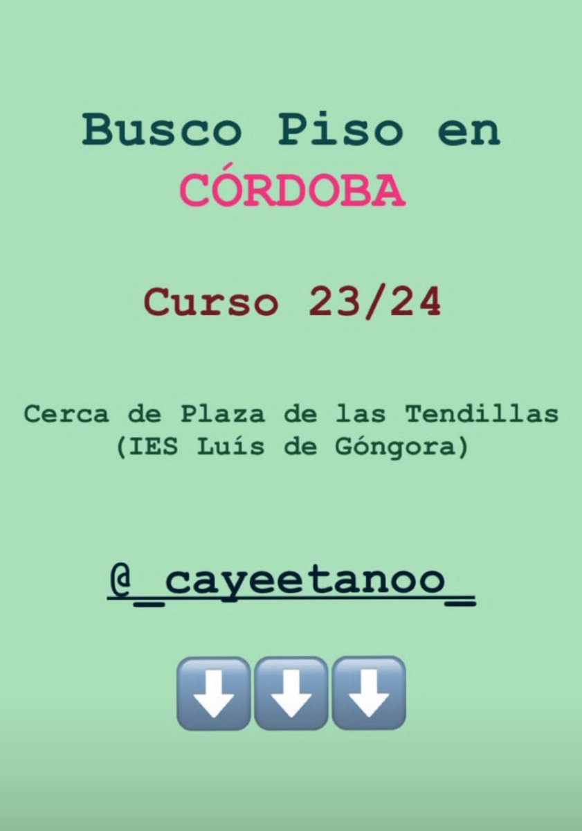 #Cordoba #pisoscordoba #pisos #estudiantescordoba #uco