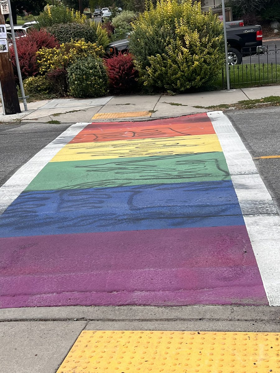 The pride mural in South Perry District was vandalized over the weekend. Tonight on KHQ at 5, hear from the Executive Director of the Odyssey Youth Movement about how the mural being targeted affects Spokane’s LGBTQ+ community. <a href="/KHQLocalNews/">KHQ Local News</a>