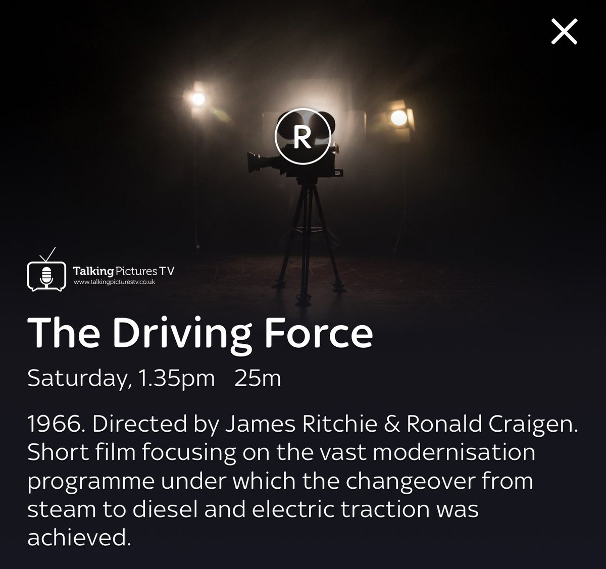 One of the unsung great films produced by #BTF gets a welcome airing on <a href="/TalkingPicsTV/">Talking Pictures TV</a> this Saturday …