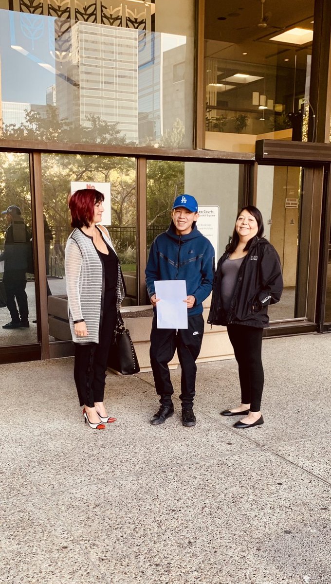 Today Pacey Dumas attended at the courthouse and had an Information sworn for aggravated assault against the officer who kicked him in the head almost killing him. Next he will go before a judge to give evidence and ask that a charge is issued. Step 1 in the pursuit of justice!